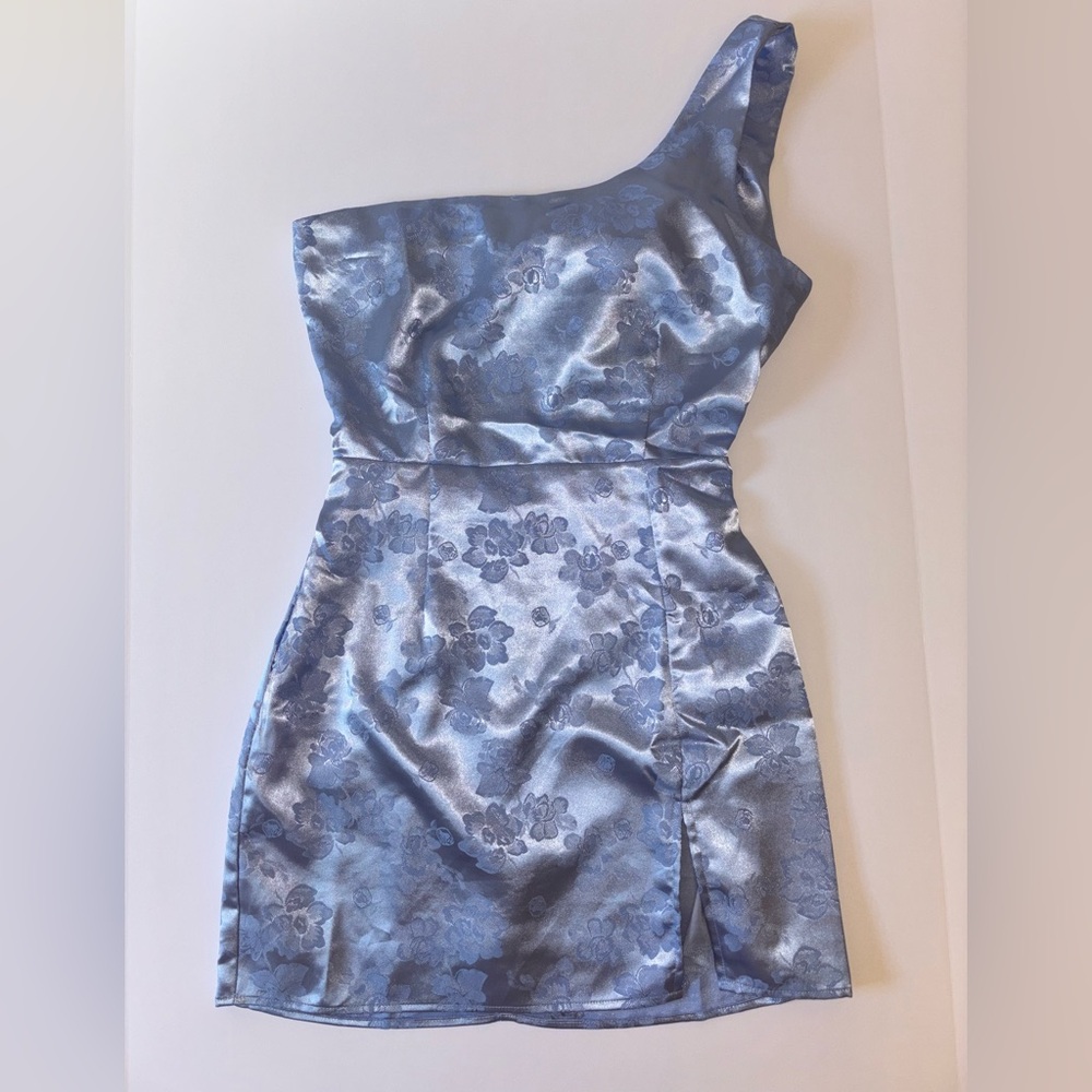 Lucy In the Sky Blue Floral Mini Dress